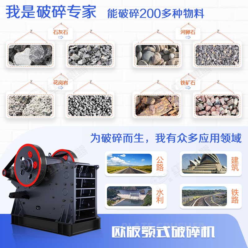 顎式破碎機能力強、應(yīng)用范圍廣