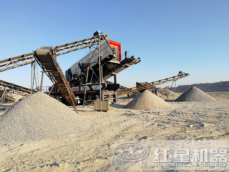 機(jī)制砂用戶現(xiàn)場(chǎng)，多個(gè)現(xiàn)場(chǎng)可提供就近安排參觀